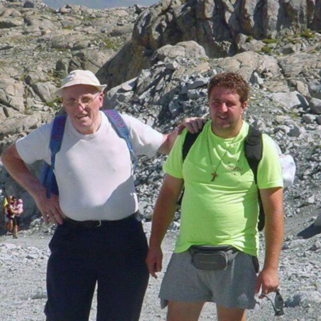 Don Luigi Farina e Giacomo Vicini